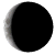 Waning Crescent, 25 days, 6 hours, 16 minutes in cycle